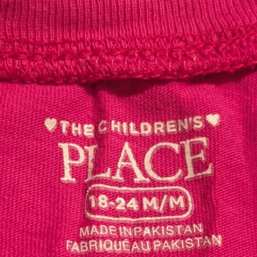 The Children's Place 18-24M Pink S Is For Sister Heart Graphic Tee Toddler